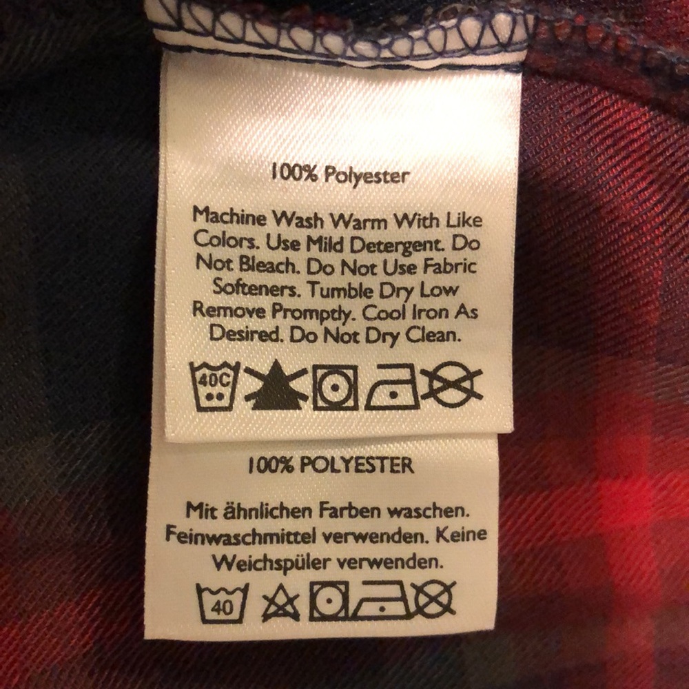 NWT Eddie Bauer Plaid Blouse - Picture 6 of 7